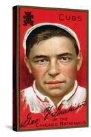 Chicago, IL, Chicago Cubs, George F. Graham, Baseball Card-Lantern Press-Stretched Canvas