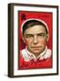 Chicago, IL, Chicago Cubs, George F. Graham, Baseball Card-Lantern Press-Framed Art Print