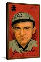 Chicago, IL, Chicago Cubs, James P. Archer, Baseball Card-Lantern Press-Stretched Canvas