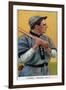 Chicago, IL, Chicago Cubs, Joe Tinker, Baseball Card-Lantern Press-Framed Art Print