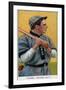 Chicago, IL, Chicago Cubs, Joe Tinker, Baseball Card-Lantern Press-Framed Art Print