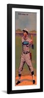 Chicago, IL, Chicago Cubs, John Evers, Baseball Card-Lantern Press-Framed Art Print