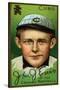 Chicago, IL, Chicago Cubs, John J. Evers, Baseball Card-Lantern Press-Stretched Canvas