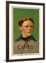 Chicago, IL, Chicago Cubs, Johnny Evers, Baseball Card-Lantern Press-Framed Art Print