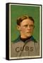 Chicago, IL, Chicago Cubs, Johnny Evers, Baseball Card-Lantern Press-Framed Stretched Canvas