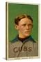 Chicago, IL, Chicago Cubs, Johnny Evers, Baseball Card-Lantern Press-Stretched Canvas