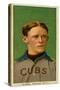 Chicago, IL, Chicago Cubs, Johnny Evers, Baseball Card-Lantern Press-Stretched Canvas