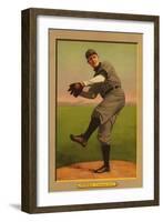 Chicago, IL, Chicago Cubs, Orval Overall, Baseball Card-Lantern Press-Framed Art Print