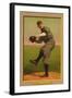 Chicago, IL, Chicago Cubs, Orval Overall, Baseball Card-Lantern Press-Framed Art Print
