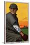 Chicago, IL, Chicago Cubs, Rube Kroh, Baseball Card-Lantern Press-Stretched Canvas