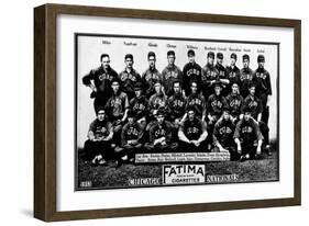 Chicago, IL, Chicago Cubs, Team Photograph, Baseball Card-Lantern Press-Framed Art Print