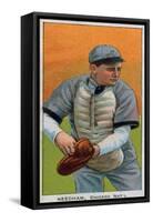 Chicago, IL, Chicago Cubs, Tom Needham, Baseball Card-Lantern Press-Framed Stretched Canvas