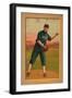 Chicago, IL, Chicago White Sox, Bill Burns, Baseball Card-Lantern Press-Framed Art Print