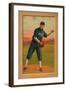 Chicago, IL, Chicago White Sox, Bill Burns, Baseball Card-Lantern Press-Framed Art Print