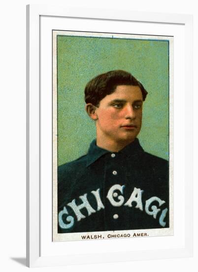 Chicago, IL, Chicago White Sox, Ed Walsh, Baseball Card-Lantern Press-Framed Art Print