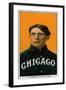 Chicago, IL, Chicago White Sox, Fielder Jones, Baseball Card-Lantern Press-Framed Art Print