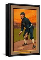 Chicago, IL, Chicago White Sox, Frank Smith, Baseball Card-Lantern Press-Framed Stretched Canvas