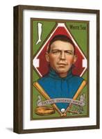 Chicago, IL, Chicago White Sox, Fred Payne, Baseball Card-Lantern Press-Framed Art Print