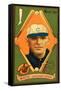 Chicago, IL, Chicago White Sox, G. H. White, Baseball Card-Lantern Press-Framed Stretched Canvas
