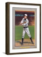 Chicago, IL, Chicago White Sox, George Browne, Baseball Card-Lantern Press-Framed Art Print