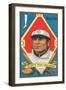 Chicago, IL, Chicago White Sox, Hugh Duffy, Baseball Card-Lantern Press-Framed Art Print