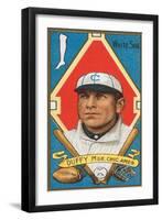 Chicago, IL, Chicago White Sox, Hugh Duffy, Baseball Card-Lantern Press-Framed Art Print