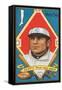 Chicago, IL, Chicago White Sox, Hugh Duffy, Baseball Card-Lantern Press-Framed Stretched Canvas