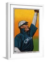 Chicago, IL, Chicago White Sox, Patsy Dougherty, Baseball Card-Lantern Press-Framed Art Print