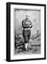 Chicago, IL, Chicago White Stockings, $10,000 Kelly, Baseball Card-Lantern Press-Framed Art Print