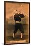 Chicago, IL, Chicago White Stockings, Billy Sunday, Baseball Card-Lantern Press-Framed Art Print