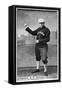 Chicago, IL, Chicago White Stockings, Billy Sunday, Baseball Card-Lantern Press-Framed Stretched Canvas