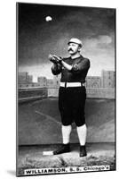 Chicago, IL, Chicago White Stockings, Ned Williamson, Baseball Card-Lantern Press-Mounted Art Print