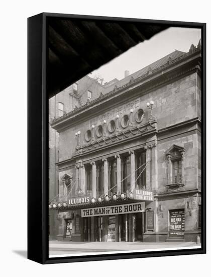 Chicago, Ill., Illinois Theatre-null-Framed Stretched Canvas