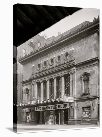 Chicago, Ill., Illinois Theatre-null-Stretched Canvas