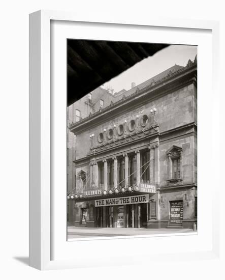 Chicago, Ill., Illinois Theatre-null-Framed Photo
