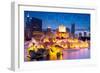 Chicago, Illinois - Buckingham Fountain-Lantern Press-Framed Art Print