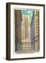 Chicago, Illinois, Exterior View of the Chicago Board of Trade Bldg, La Salle Street-Lantern Press-Framed Art Print