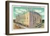 Chicago, Illinois, Exterior View of the Chicago Stadium-Lantern Press-Framed Art Print