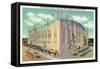 Chicago, Illinois, Exterior View of the Chicago Stadium-Lantern Press-Framed Stretched Canvas