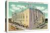 Chicago, Illinois, Exterior View of the Chicago Stadium-Lantern Press-Stretched Canvas