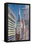 Chicago, Illinois, Exterior View of the Chicago Temple Building-Lantern Press-Framed Stretched Canvas