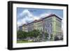 Chicago, Illinois, Exterior View of the Newberry Library-Lantern Press-Framed Art Print