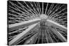 Chicago, Illinois. Ferris Wheel at Navy Pier on Lake Michigan-Rona Schwarz-Stretched Canvas