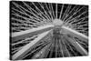 Chicago, Illinois. Ferris Wheel at Navy Pier on Lake Michigan-Rona Schwarz-Stretched Canvas