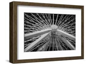 Chicago, Illinois. Ferris Wheel at Navy Pier on Lake Michigan-Rona Schwarz-Framed Photographic Print