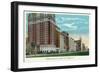 Chicago, Illinois - Michigan Boulevard North Scene-Lantern Press-Framed Art Print