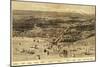 Chicago, Illinois - Panoramic Map No. 1-Lantern Press-Mounted Art Print