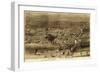 Chicago, Illinois - Panoramic Map No. 1-Lantern Press-Framed Art Print