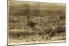 Chicago, Illinois - Panoramic Map No. 1-Lantern Press-Mounted Art Print