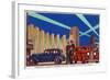 Chicago, Illinois - Science Hall at World's Fair-Lantern Press-Framed Art Print